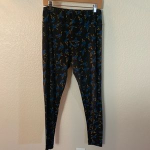 Lularoe Leggings Bird Worms Tall & Curvy